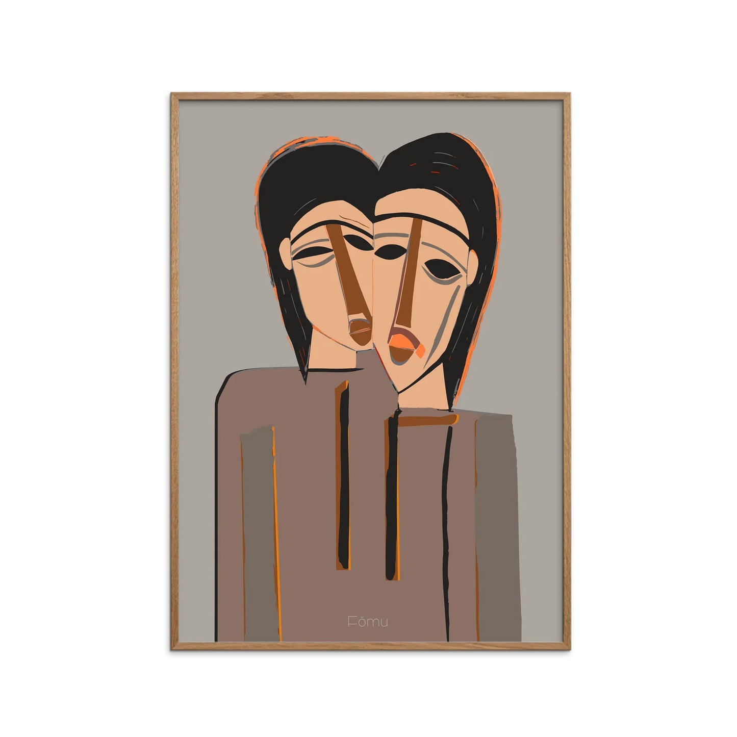 FOMU ILLUSTRATION - TWINS BROWN